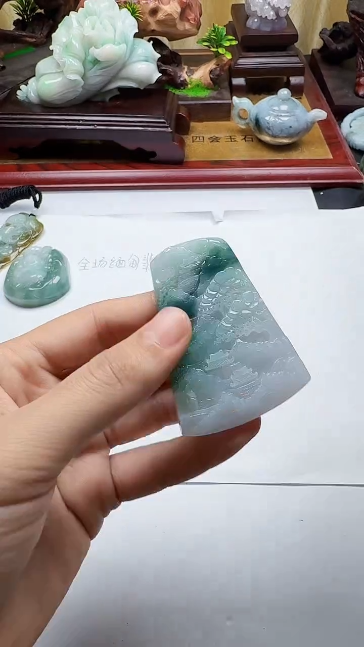 吊坠(不含链)未镶嵌翡翠1