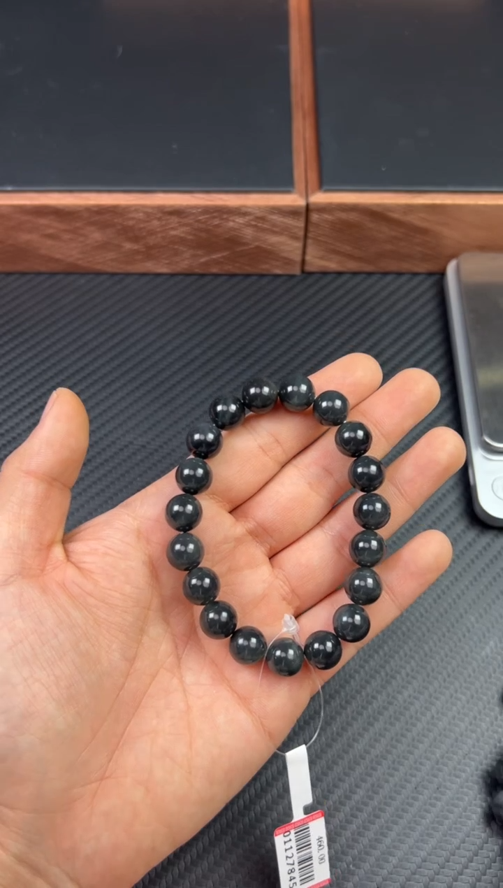 【闪购商品】和田玉手串未镶嵌若羌微色差卡10