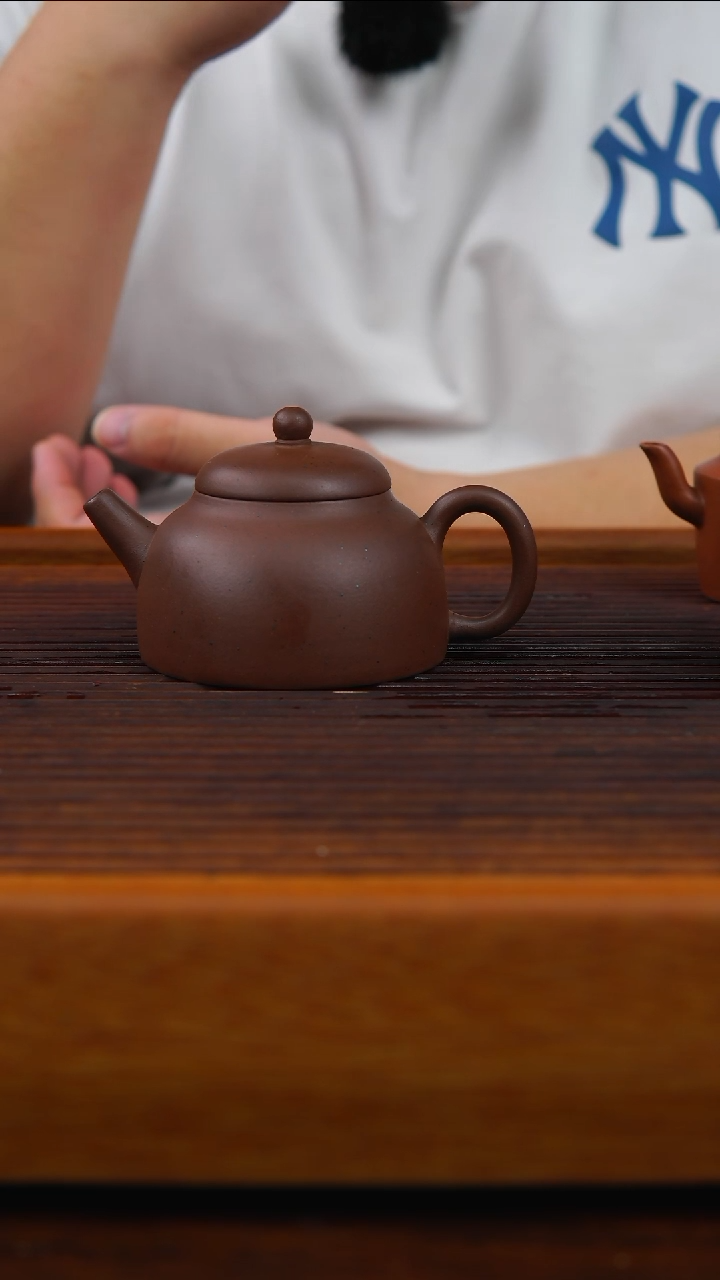 茶壶紫砂紫泥百纳壶