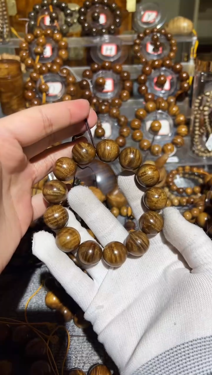 【闪购商品】楠木（金丝楠）手串/手链小叶桢楠水波纹1.8手串