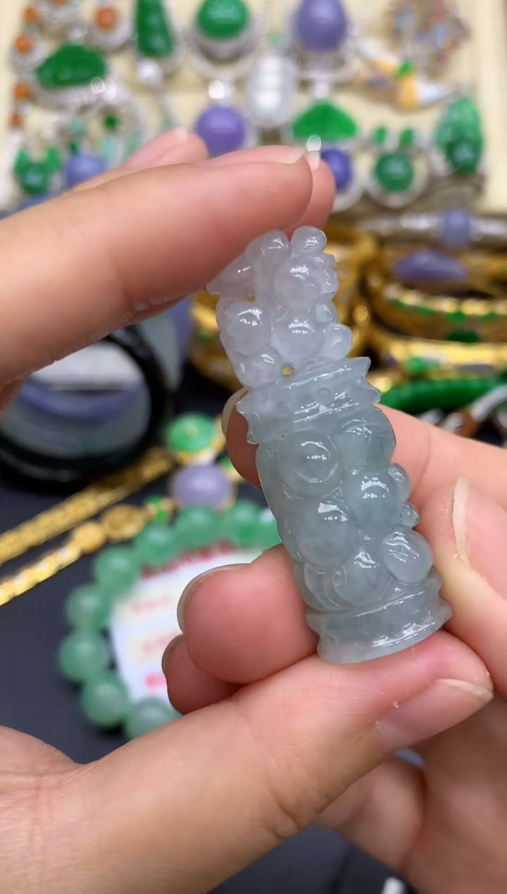 颈饰未镶嵌翡翠46-中国好珍宝