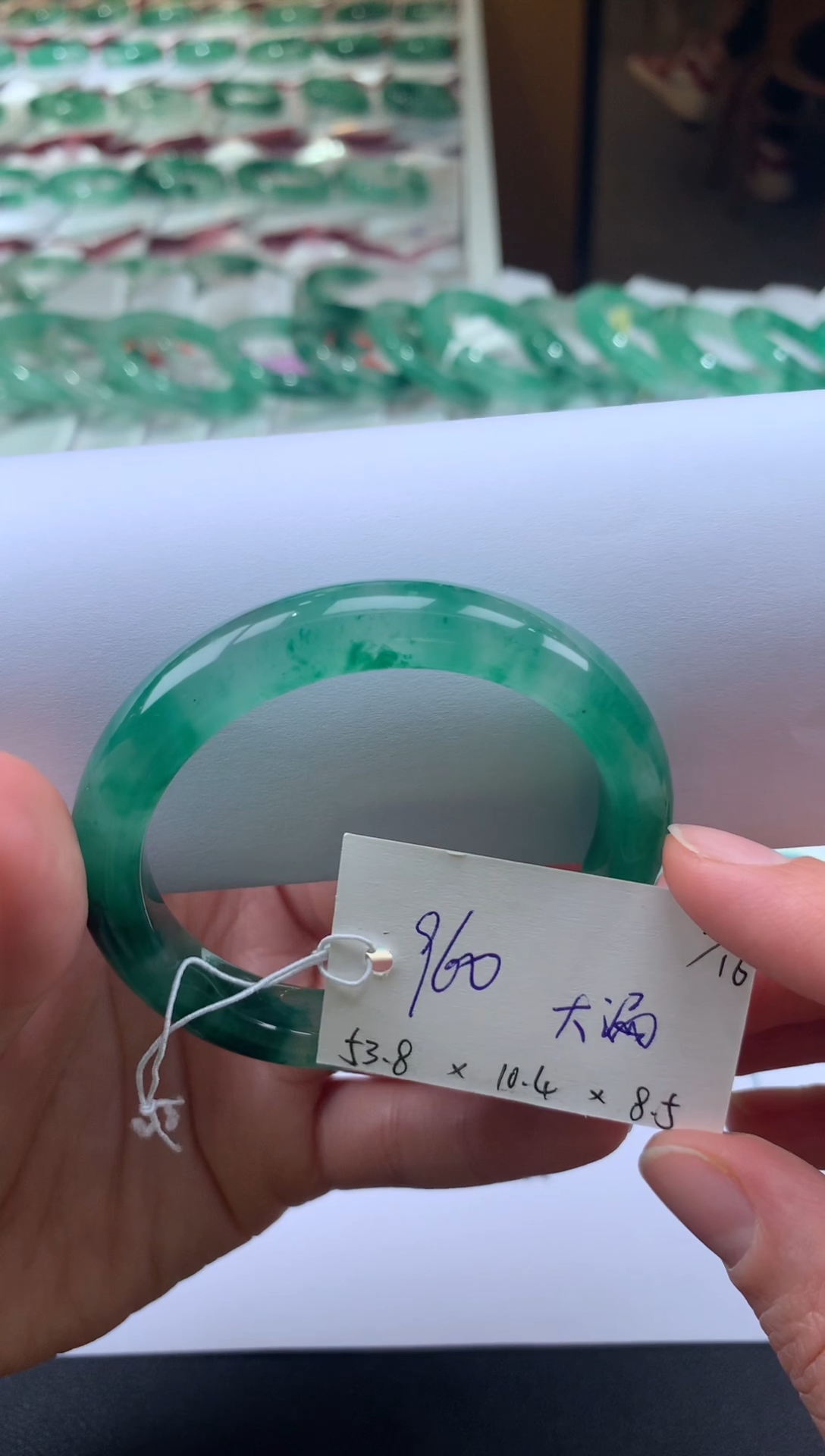 【闪购商品】石英质玉手镯未镶嵌天然玉石非洲翠手镯