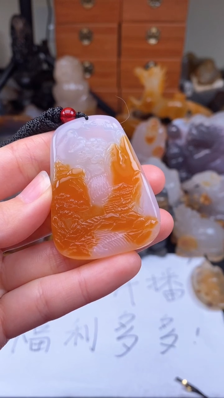 【闪购商品】玛瑙/玉髓颈饰未镶嵌AA