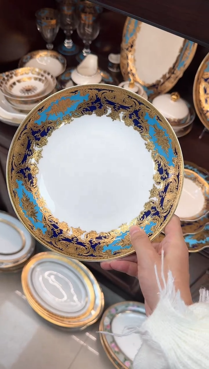 【闪购商品】瓷片8寸深菜盘  春节活动福利价