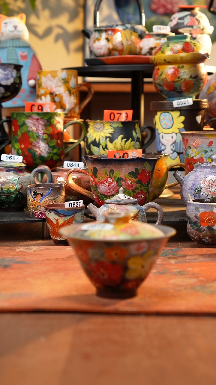 瓷片景德镇手工手绘916