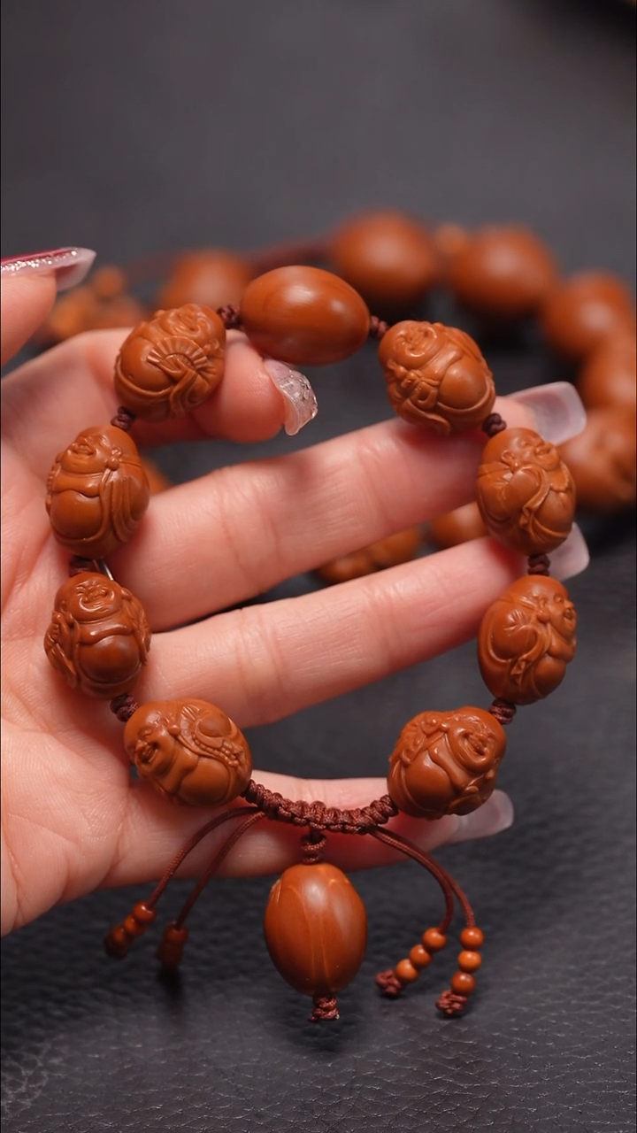 手串橄榄核1.55+/八宝小弥勒