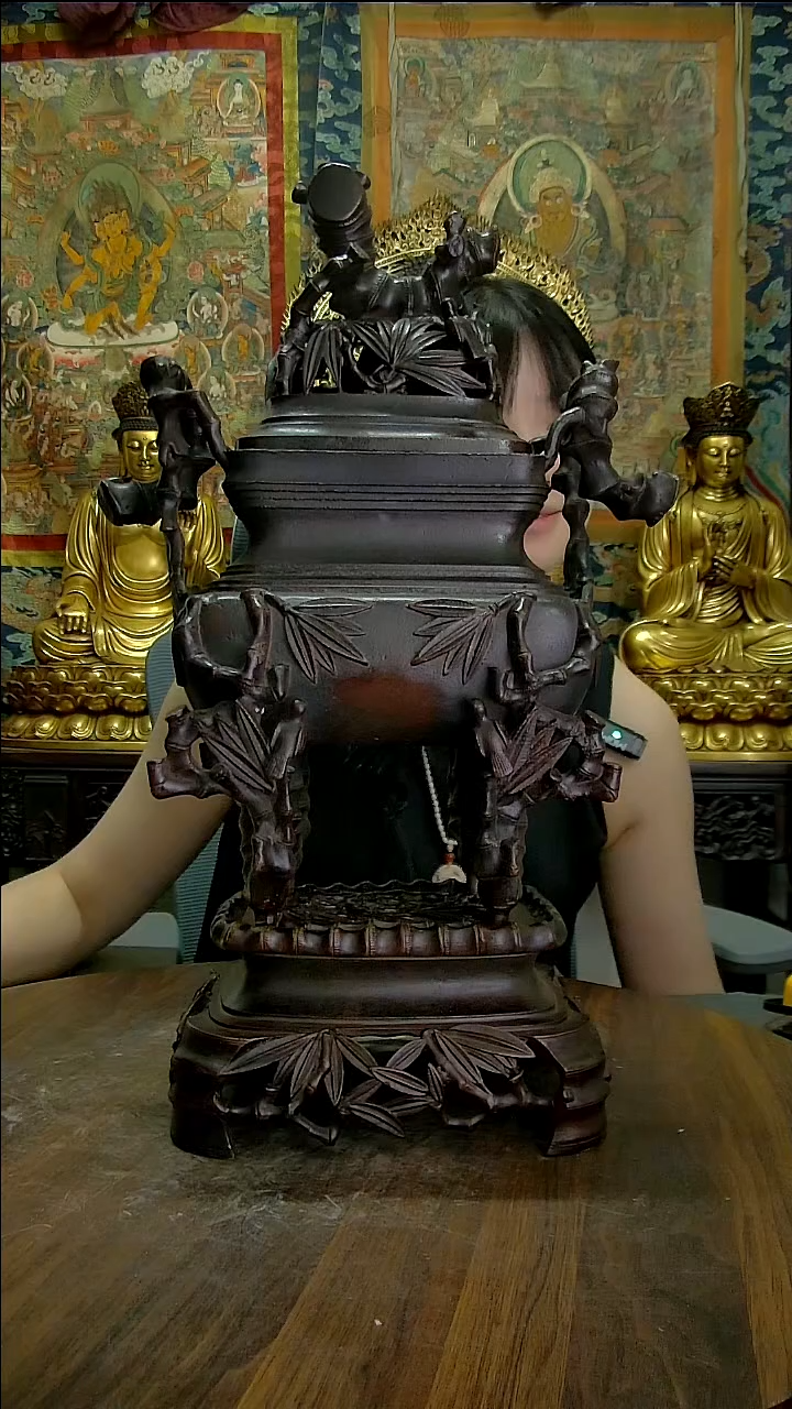 造像铜像铜造像铜像熏炉