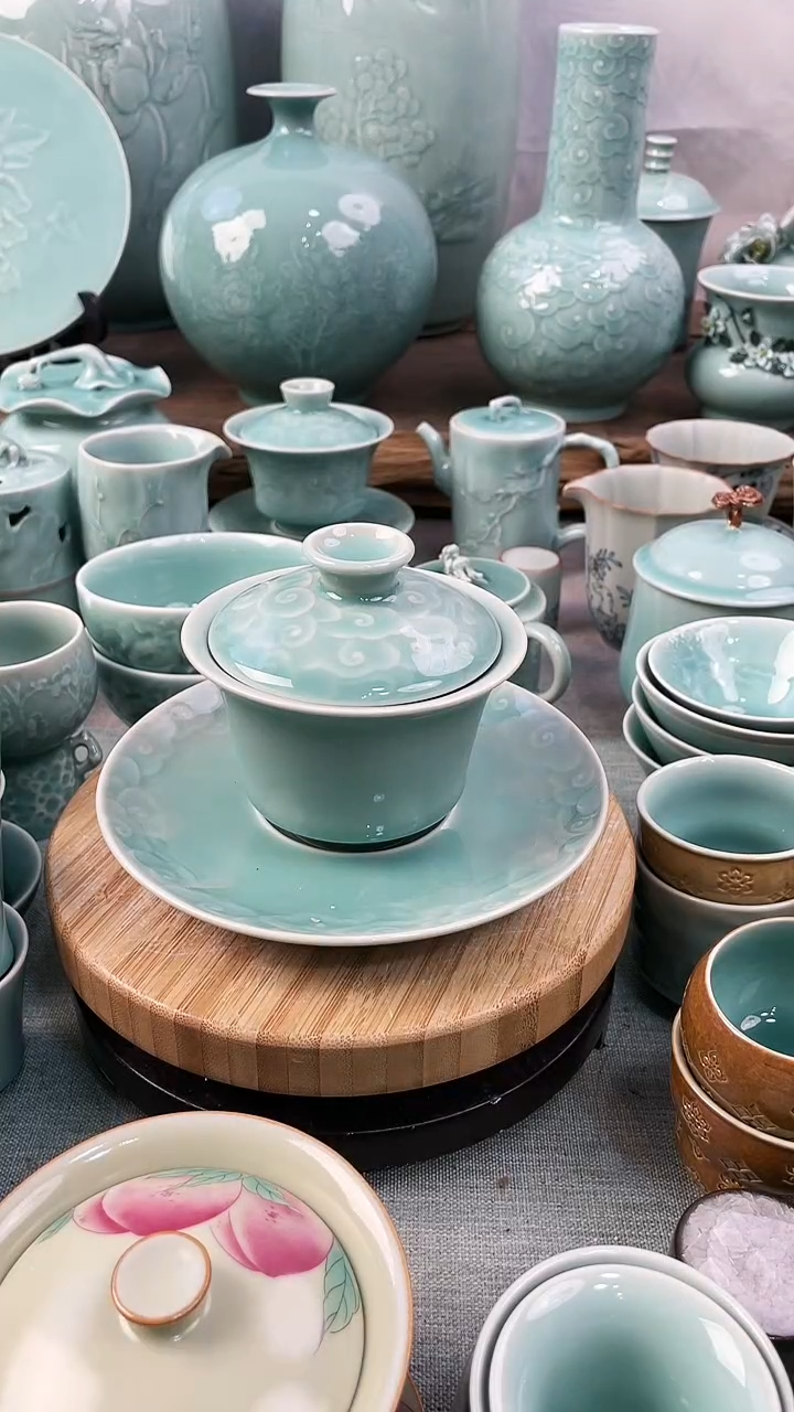 【闪购商品】特价 微瑕 慧仙青瓷