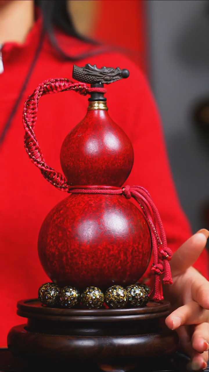 【闪购商品】JP134过年礼臻选大漆酒葫芦