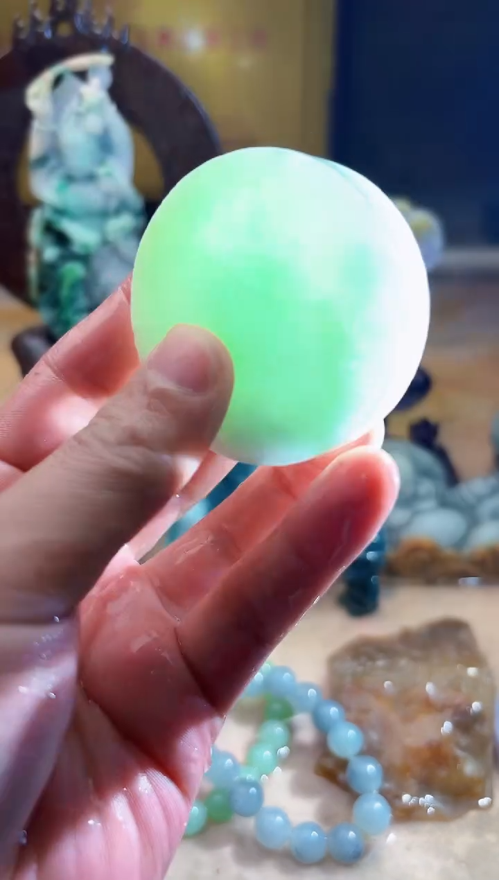 未镶嵌挂件翡翠A货张麦7061