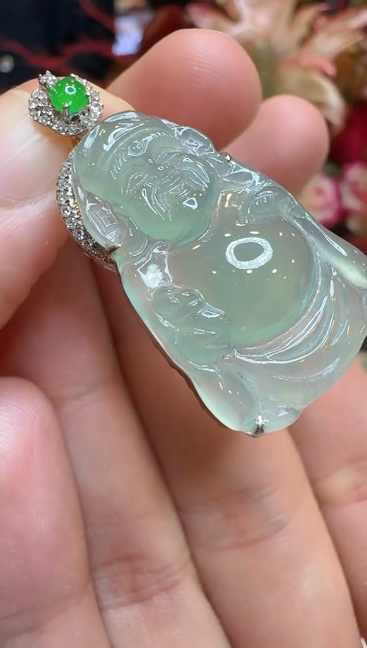 【闪购商品】翡翠吊坠(不含链)18K金镶嵌多样性团购发一件