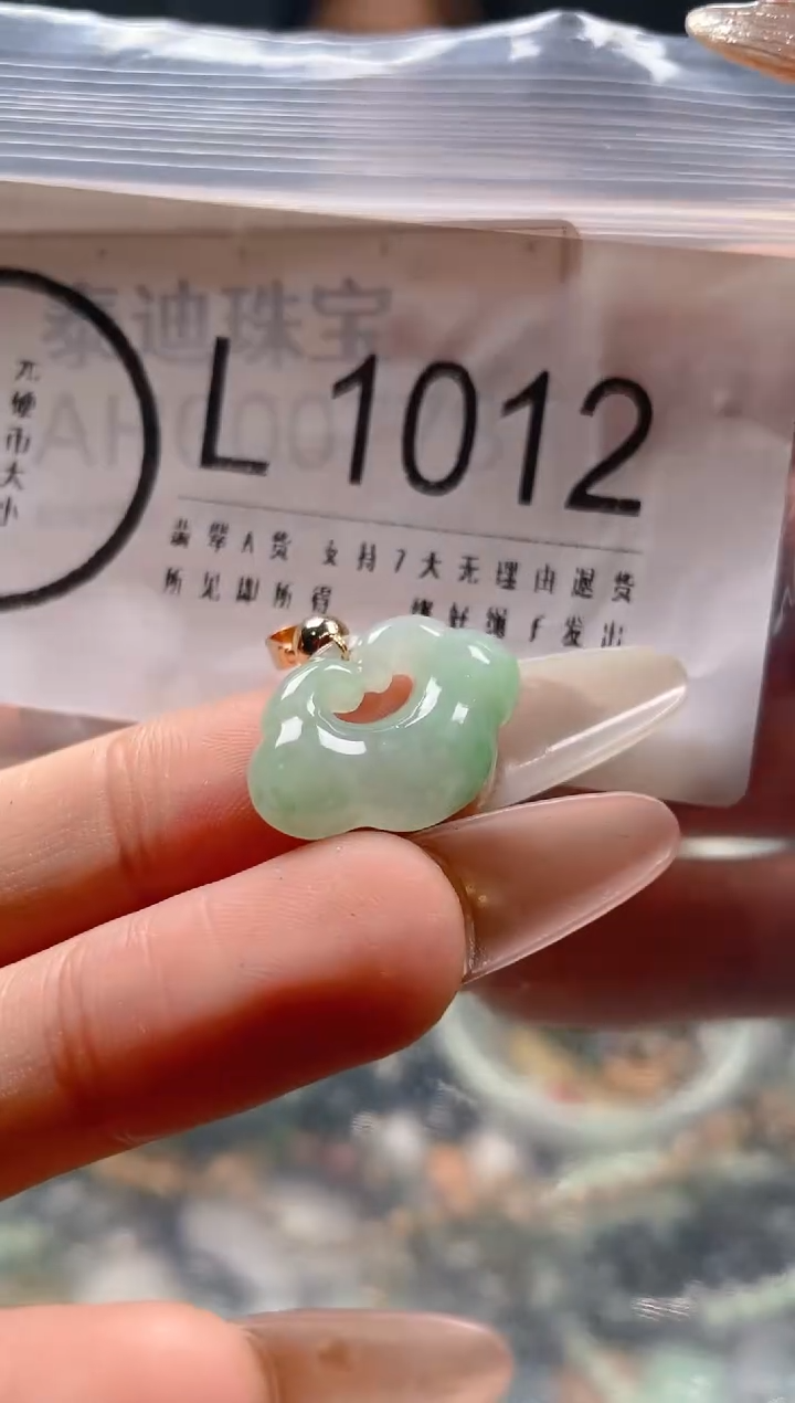 【闪购商品】翡翠颈饰未镶嵌/L/翡翠A货一图一物