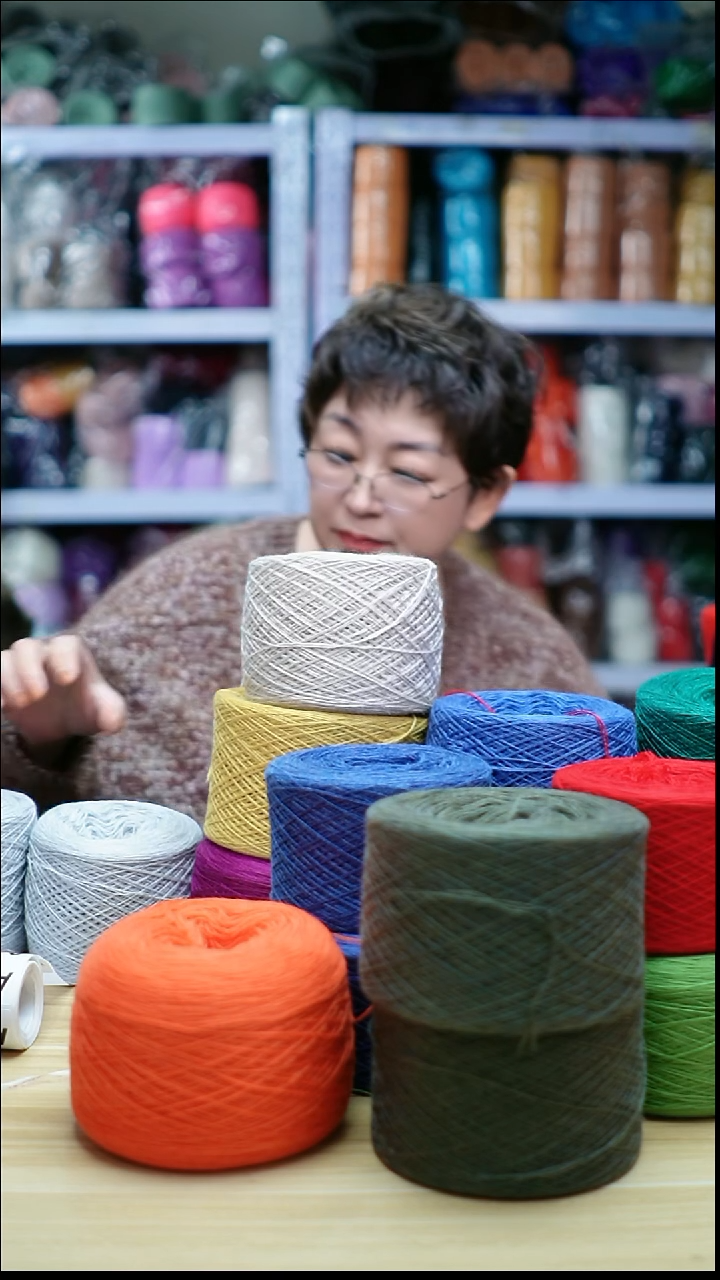 羊毛欢姐手编线A492