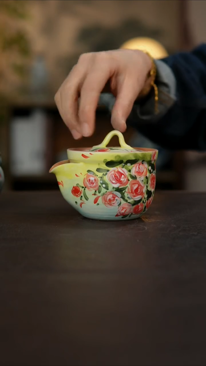 杯景德镇陶瓷杯碗柴烧多人