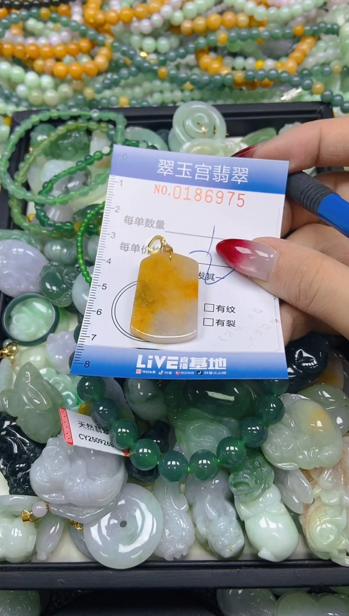 翡翠未镶嵌颈饰闪购0186975