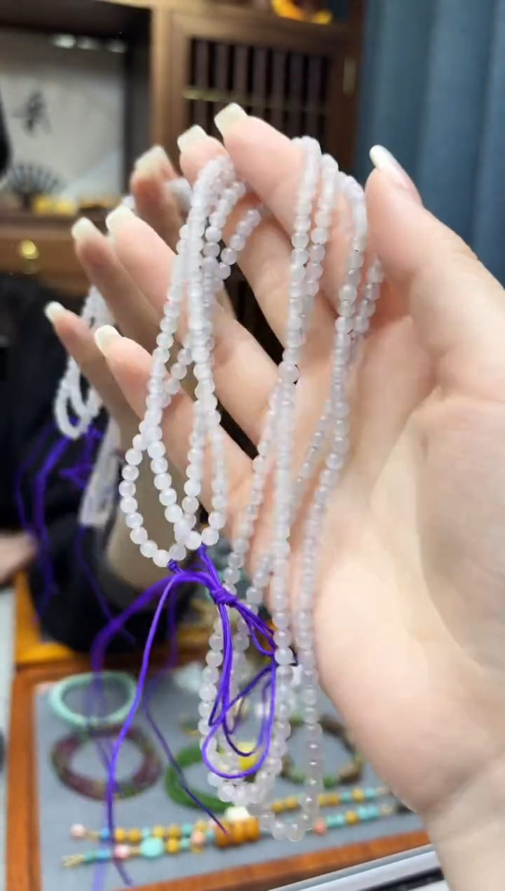 未镶嵌和田玉挂件和田玉小米珠长串ZD