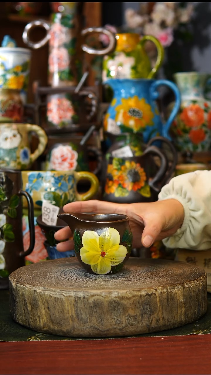 陶瓷160景德镇手工手绘釉下彩