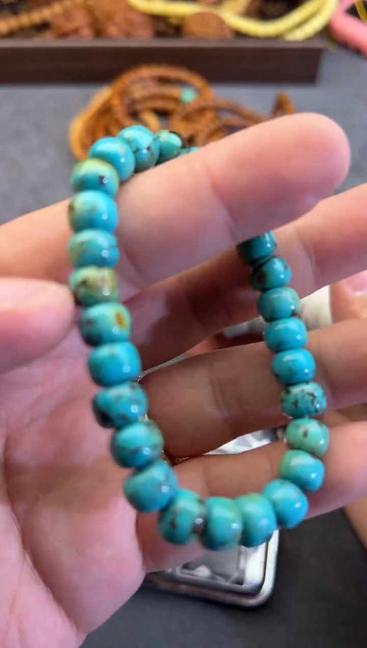 【闪购商品】绿松石手链合金绿松石手串