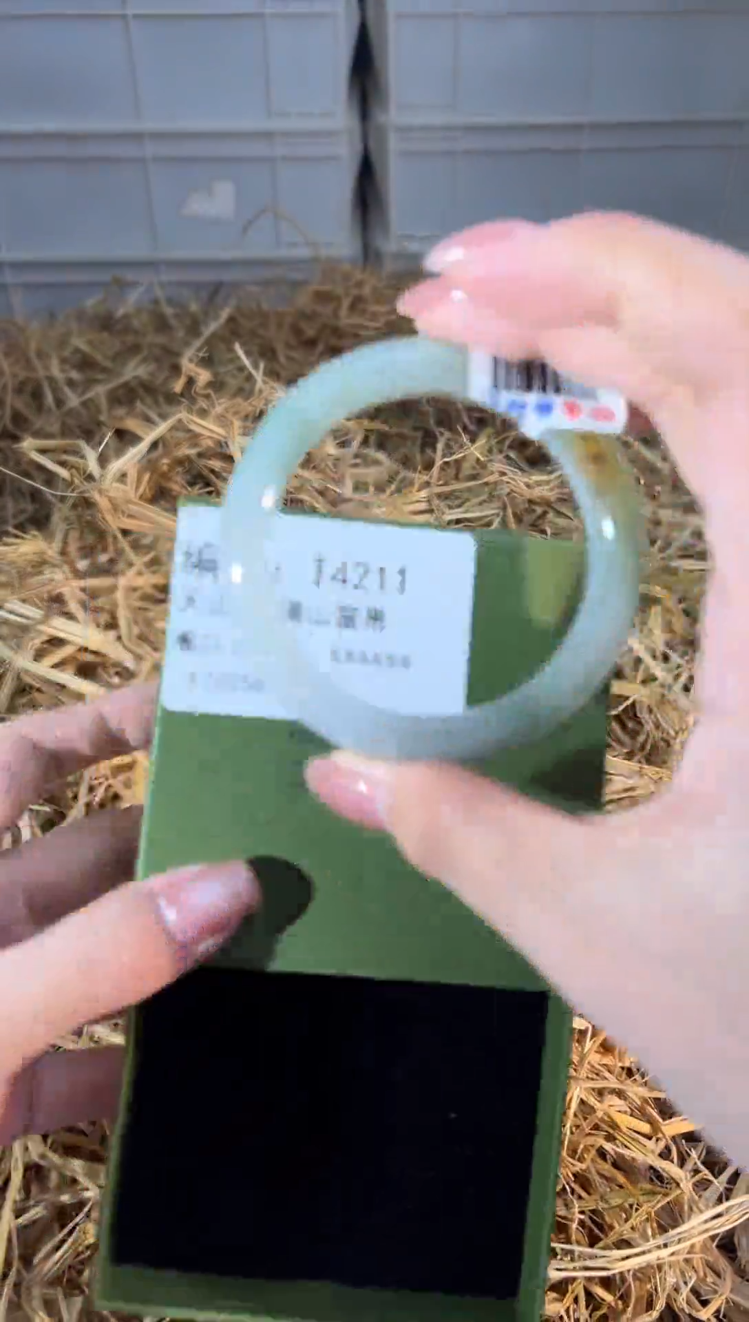 未镶嵌手镯石英质玉T4211
