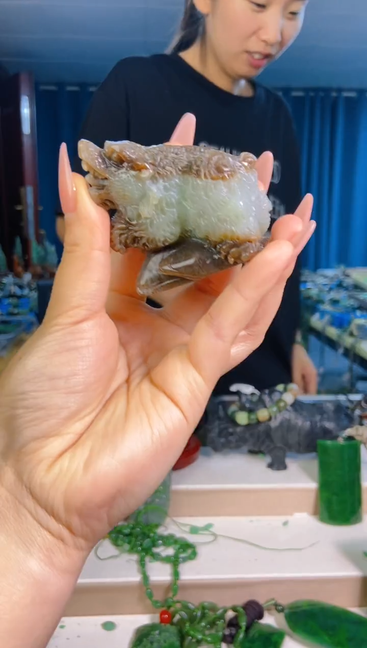 和田玉未镶嵌挂件1