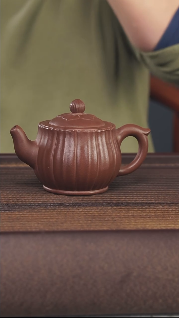 【闪购商品】紫砂茶壶220cc顾氏手工紫砂
