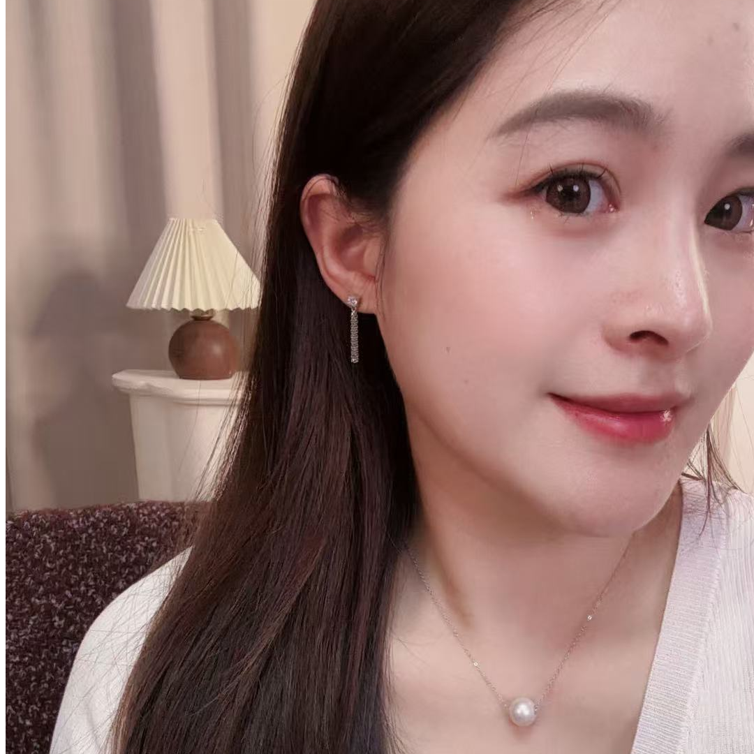 925银耳饰 【XIANGYUNGU】流苏耳钉925银耳环轻奢小众耳饰