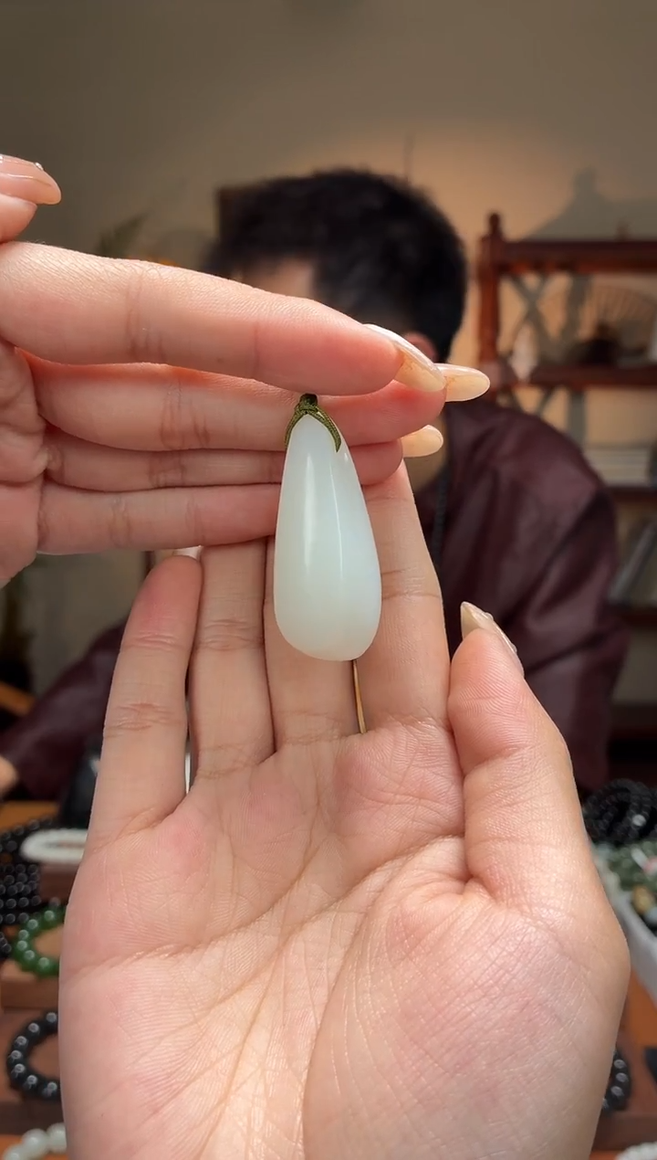 吊坠(不含链)未镶嵌和田玉米达