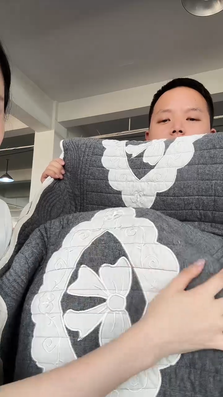 棉棉D31 深灰色65*230发一条