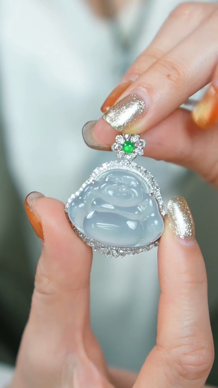 【闪购商品】翡翠挂件18K金镶嵌8号-吊坠/姿/2