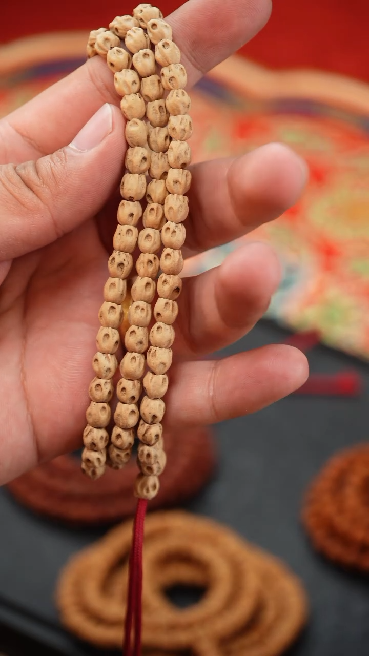 【闪购商品】柏香籽/百香籽吊坠榫卯满鬼 金