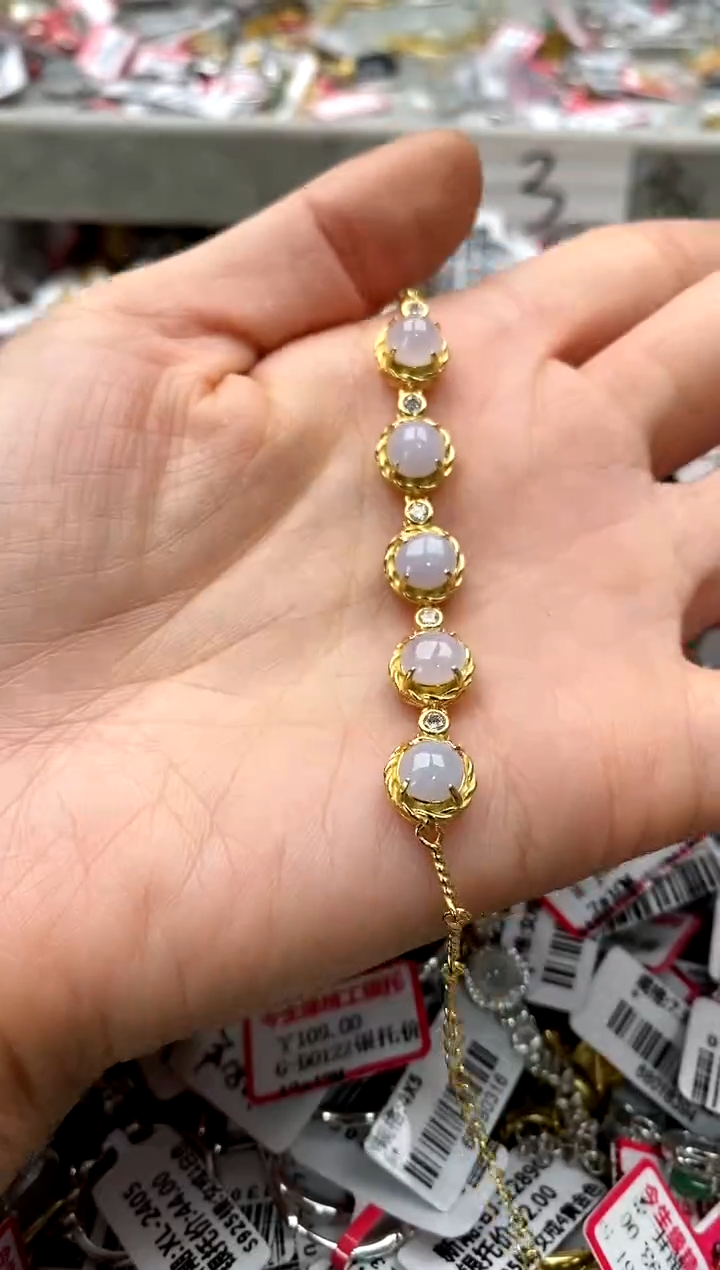 【闪购商品】翡翠戒指银S925镶嵌8888888    3