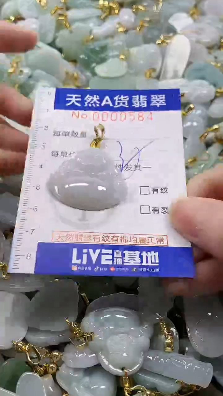 颈饰未镶嵌翡翠纯天然a货翡翠