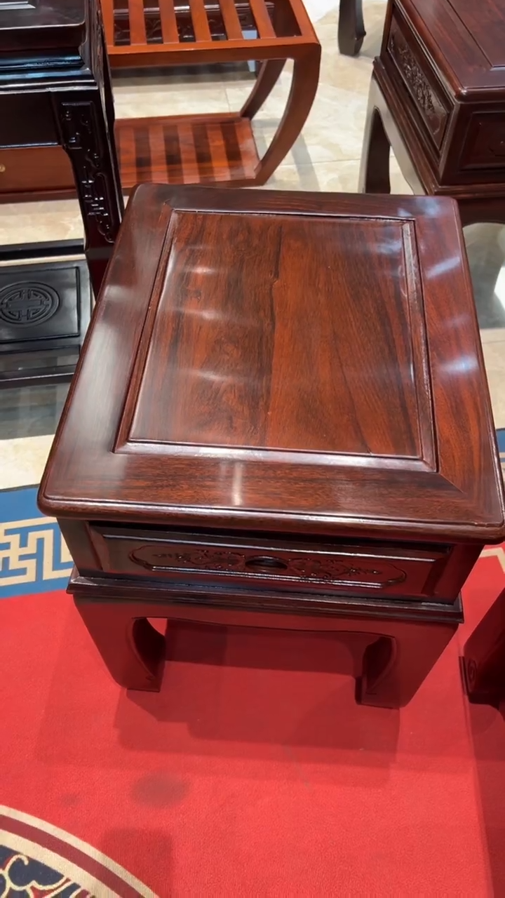 花梨木类书架福利款简酸角几角几