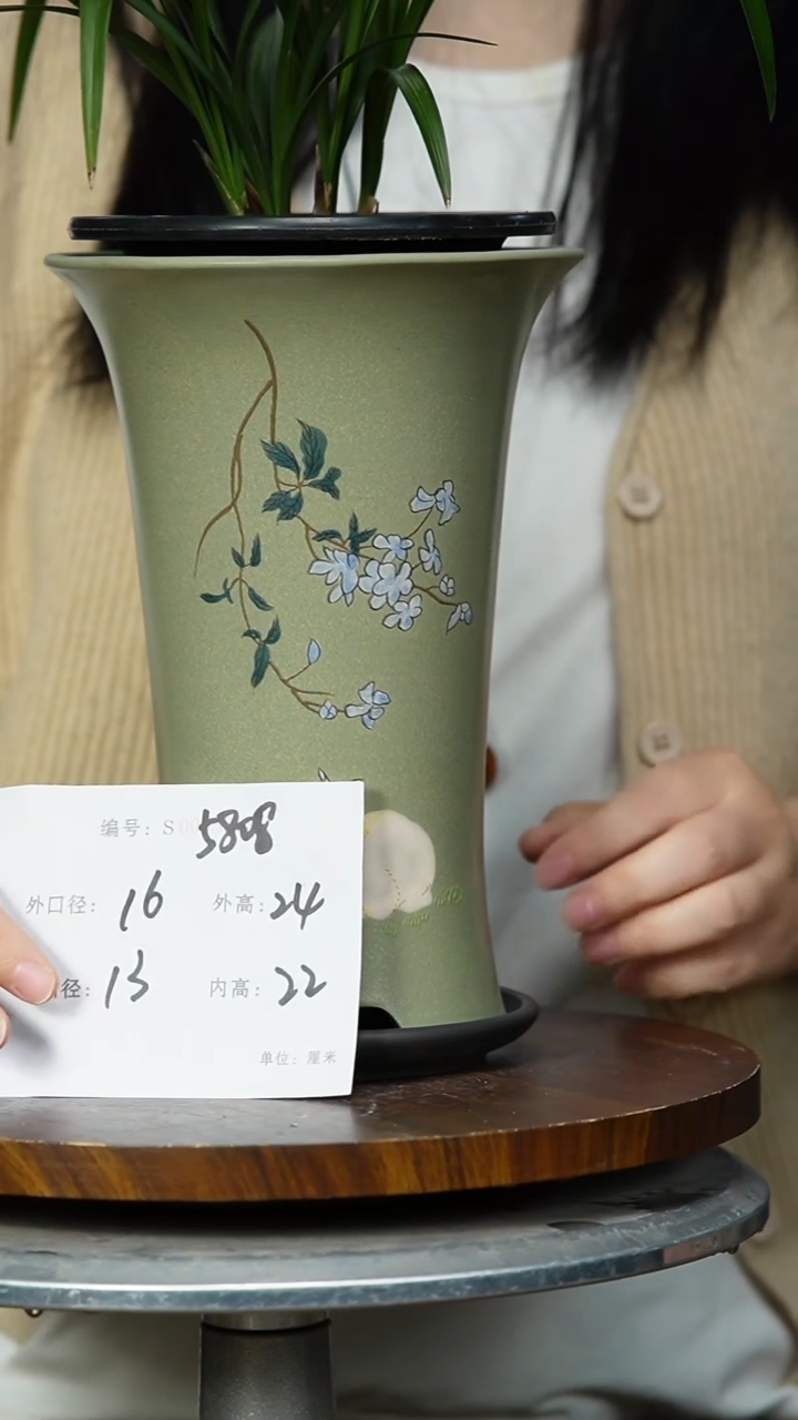 【闪购商品】紫砂花盆5808+Z 紫砂花盆