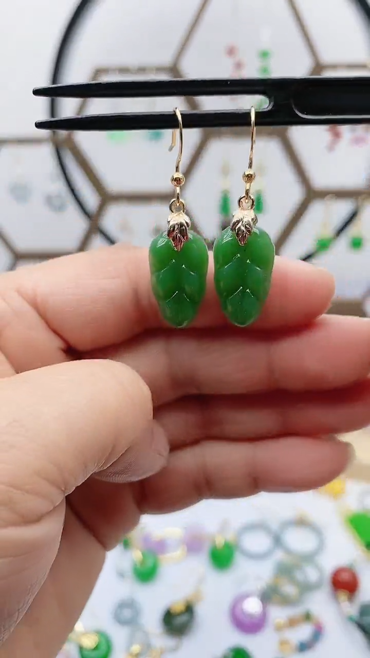 未镶嵌和田玉耳饰191