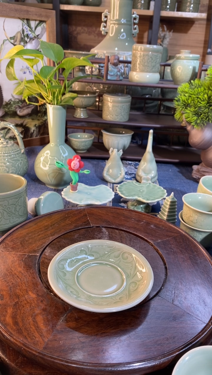 【闪购商品】XG001 香灰胎盖碗底托1只