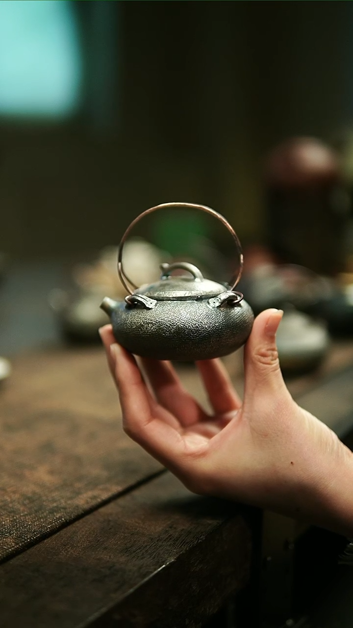 【闪购商品】潘正四系提梁壶布纹100ml