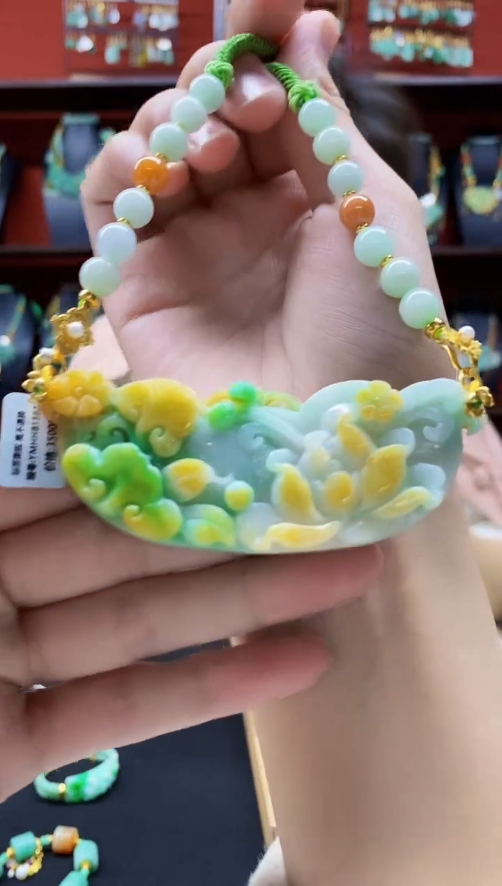 颈饰未镶嵌翡翠翡翠吊坠