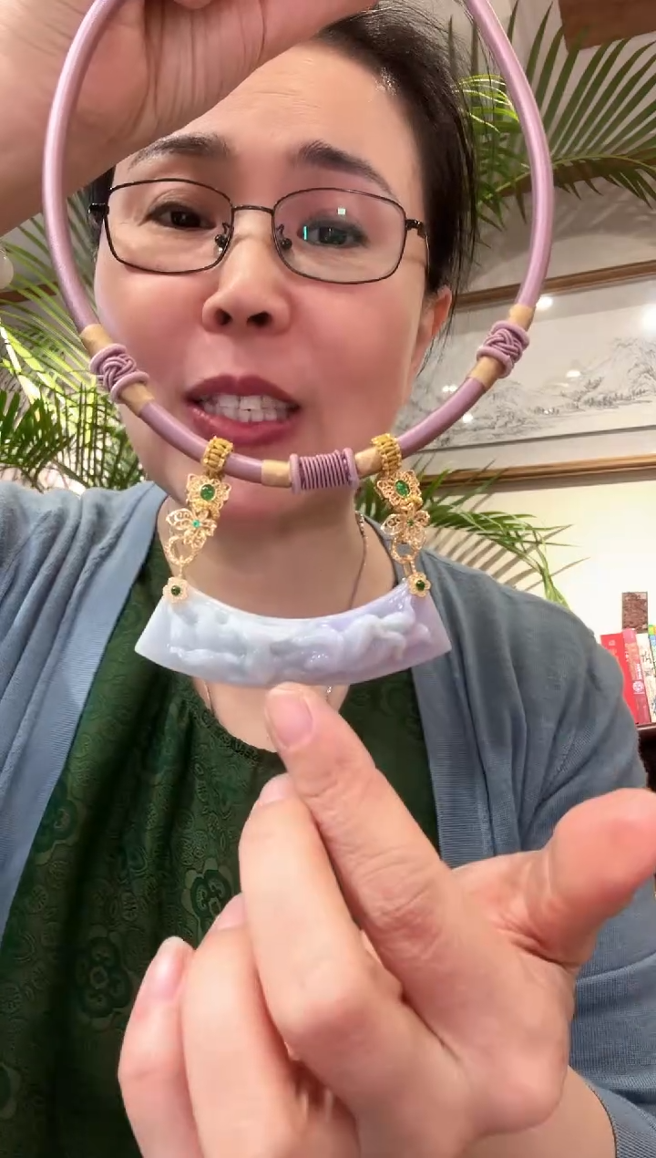 【闪购商品】翡翠颈饰未镶嵌国风