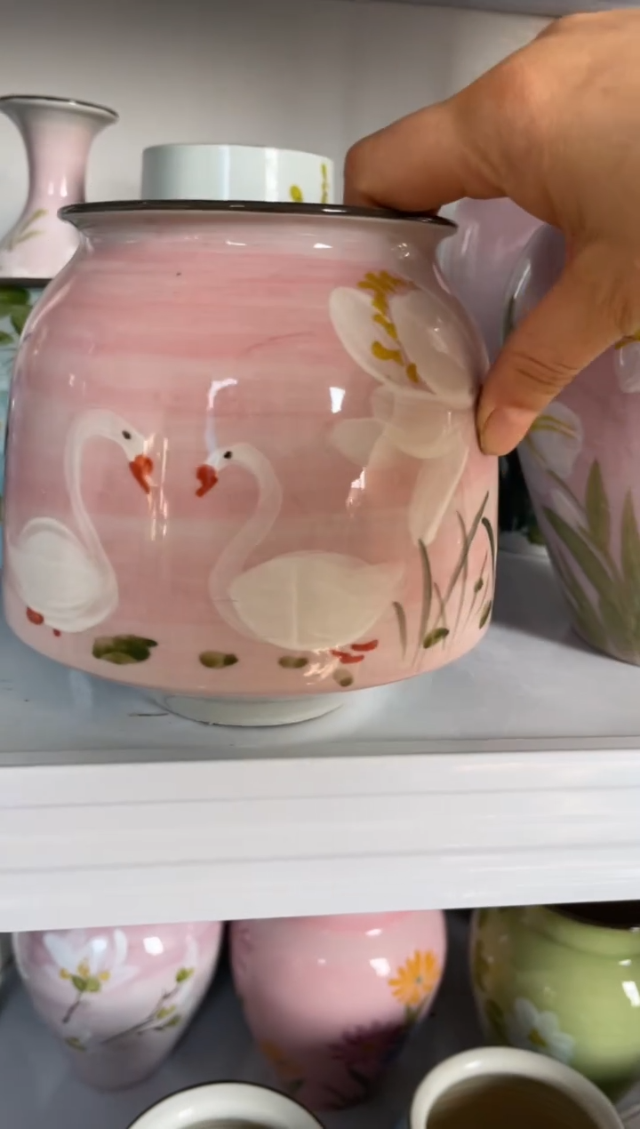 瓶陶景德镇手绘陶瓷