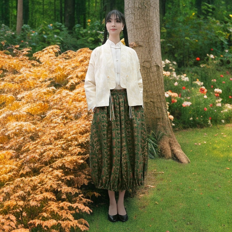 秋声赋｜鉴界｜反季真双宫外套传统中式