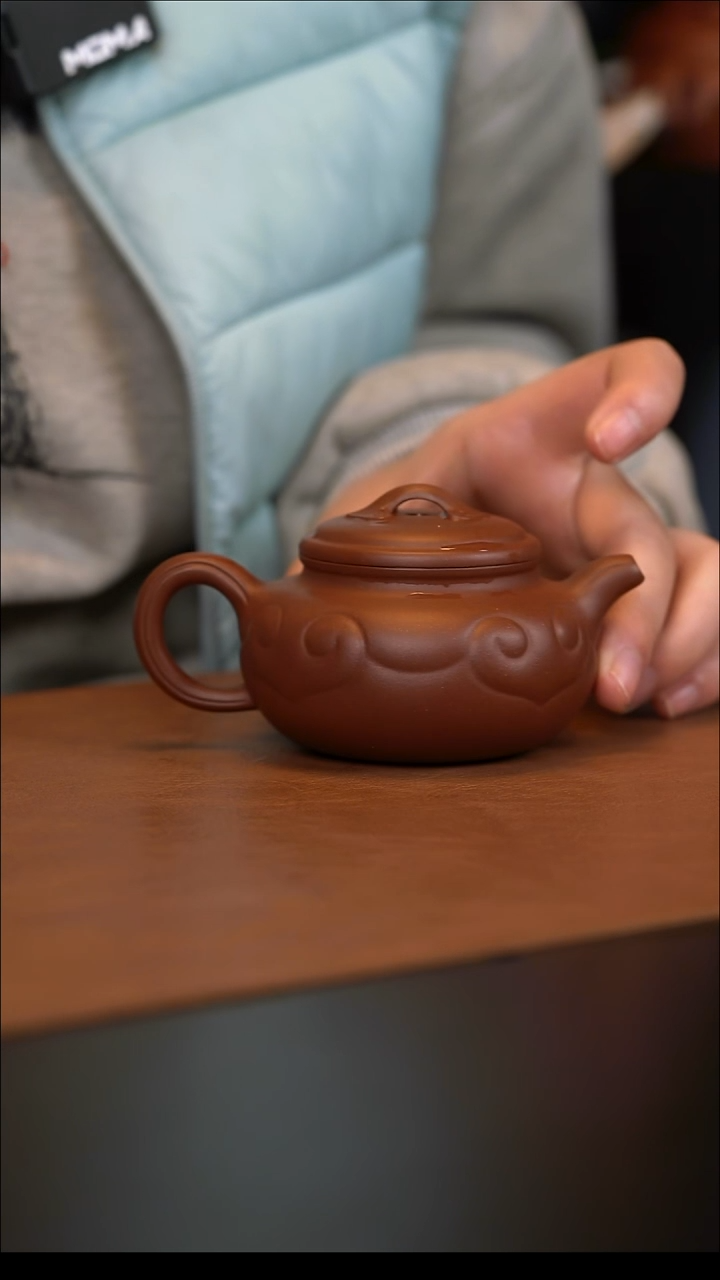 茶壶紫砂宜兴原矿紫砂壶  底槽清 160cc