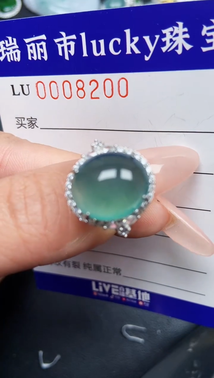 【闪购商品】翡翠颈饰银S925镶嵌8200