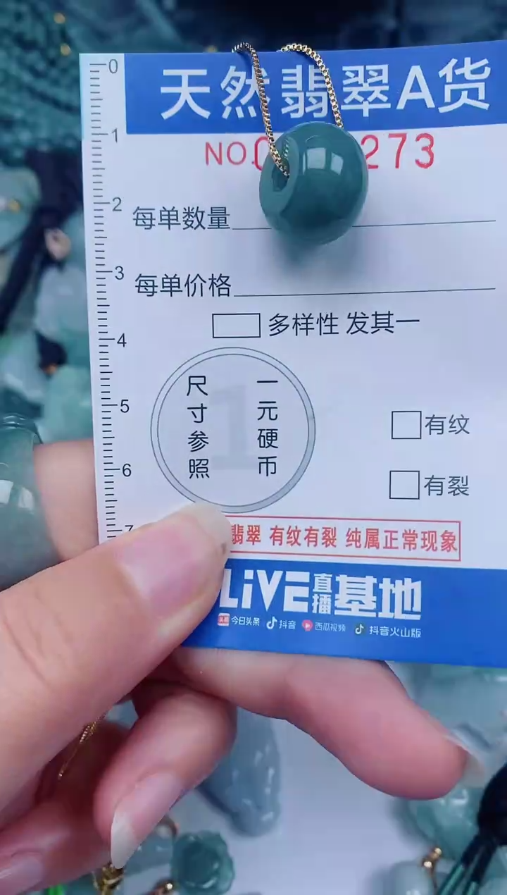 颈饰未镶嵌翡翠00001273多样性 发其中一个