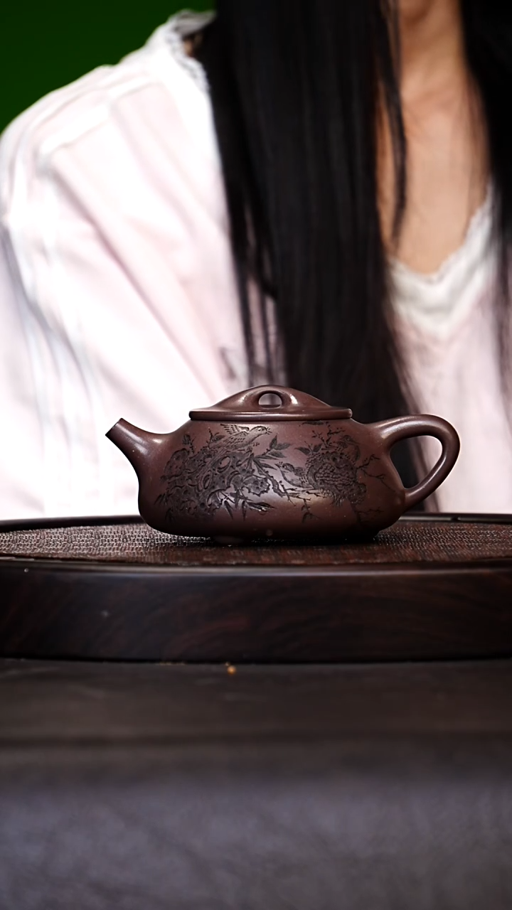 宜兴原矿高端紫砂 天青泥280cc