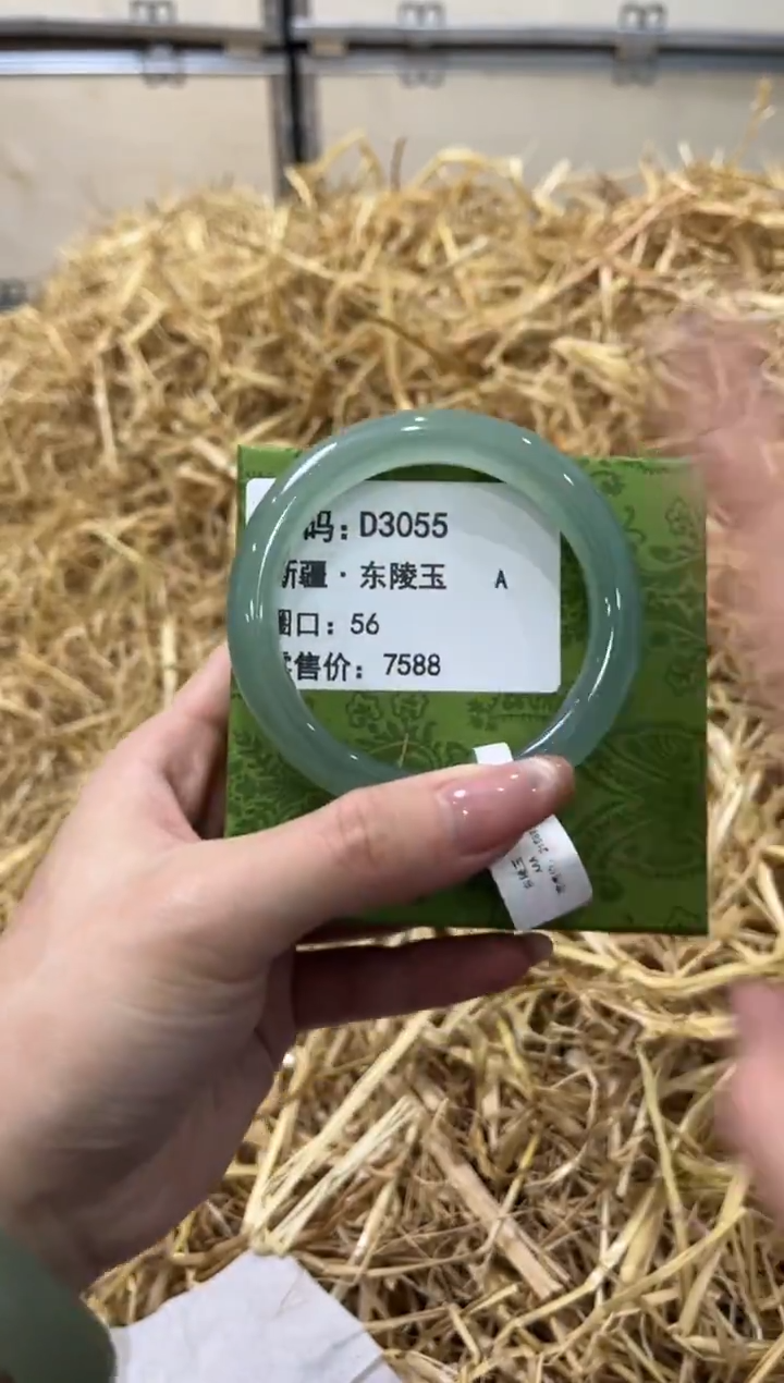 未镶嵌手镯石英质玉D3055