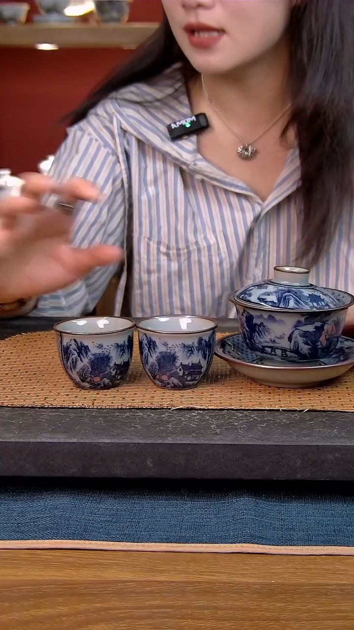简装家用款3件套 老陶泥开片纹陶瓷茶具