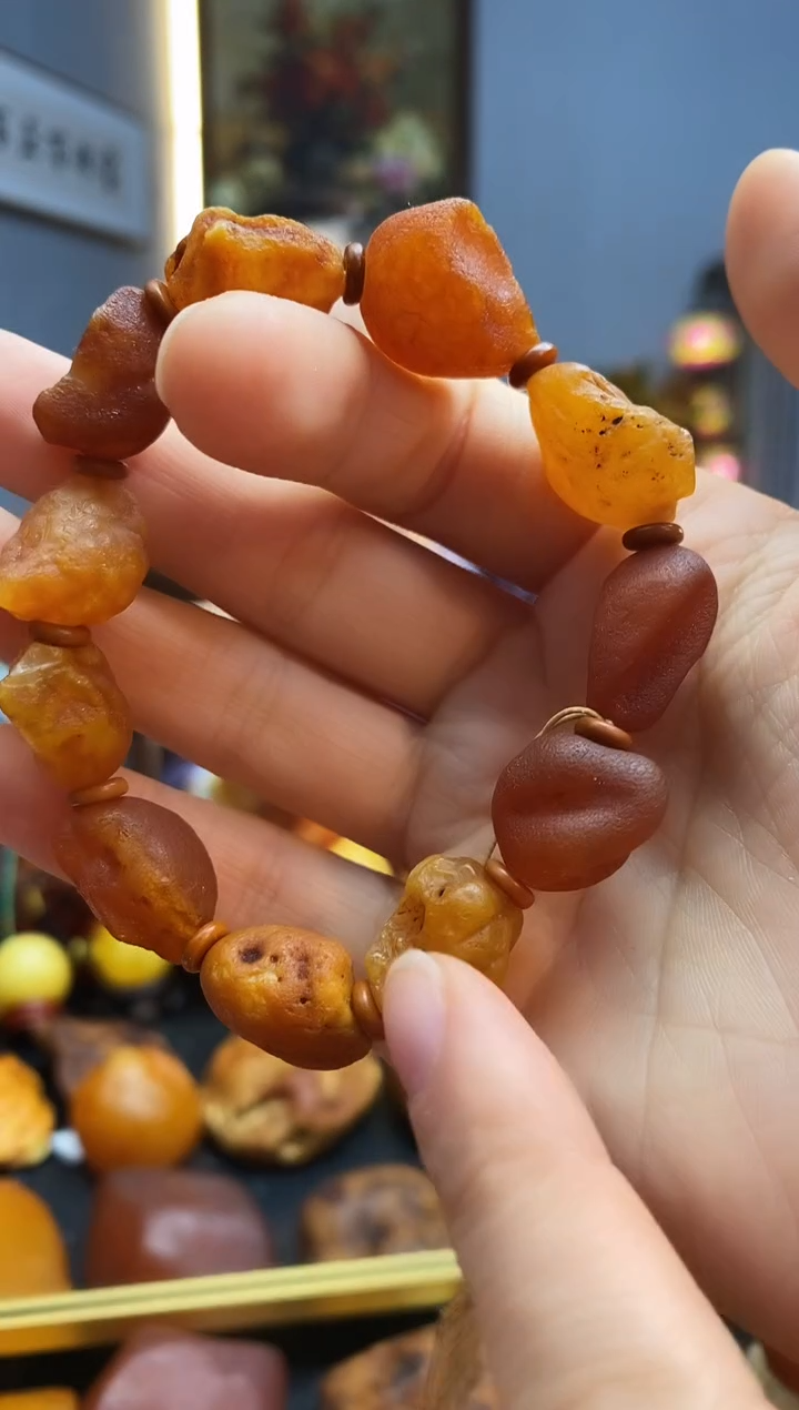 手串琥珀未镶嵌手串