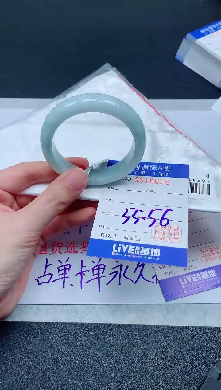 未镶嵌手镯翡翠6616