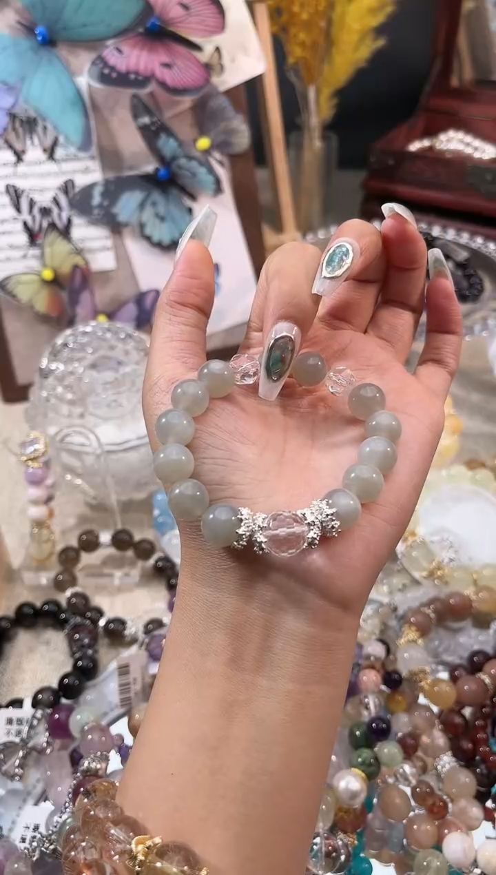 【闪购商品】水晶手链未镶嵌多样性发货颜色微差发其一